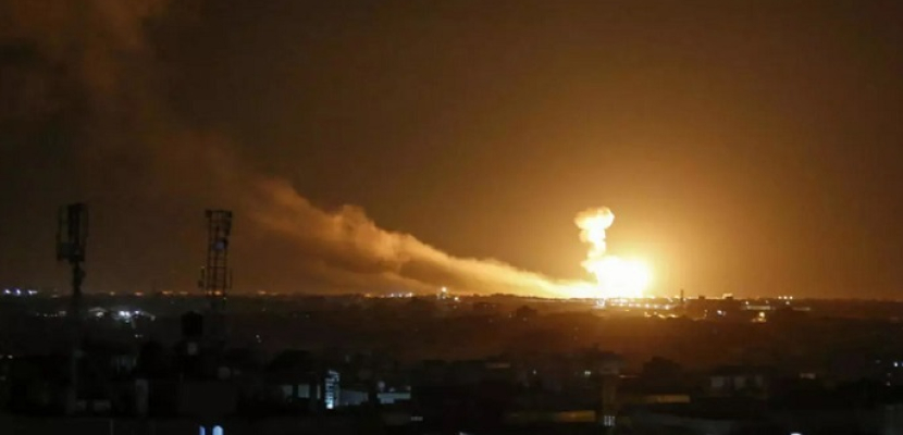 جرحى إثر قصف إسرائيلي على قاعدة عسكرية سورية قرب دمشق