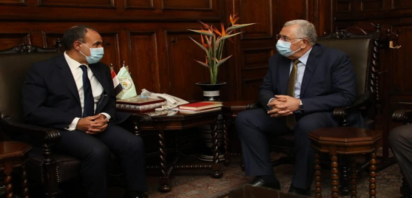 بالصور .. وزير الزراعة يلتقي مساعد وزير الخارجية في مستهل عمله سفيرا لمصر في بروكسل