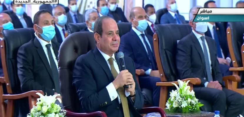 الرئيس السيسي يفتتح عددا من مشروعات الإسكان في صعيد مصر عبر الفيديو كونفرانس