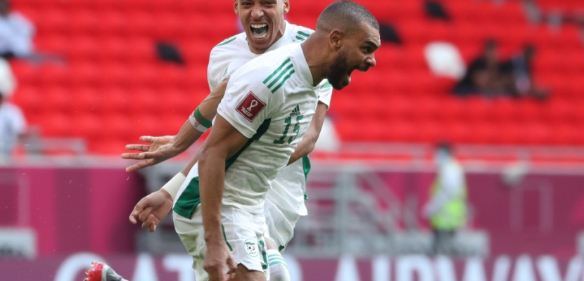 الجزائر تكتسح السودان برباعية نظيفة في كأس العرب