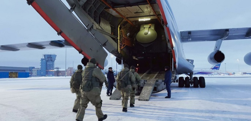 روسيا: انطلاق مهام وحدات حفظ السلام في كازاخستان لحماية المنشآت والمطارات