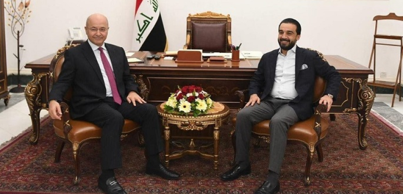 الرئيس العراقي ورئس مجلس النواب يؤكدان أهمية استكمال الاستحقاقات الدستورية