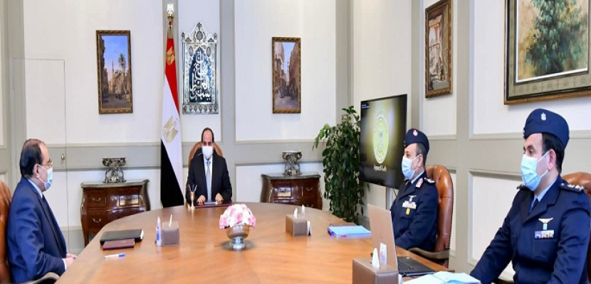 الرئيس السيسي يتابع الموقف التنفيذي للمشروع القومي للإنتاج الزراعي “مستقبل مصر”