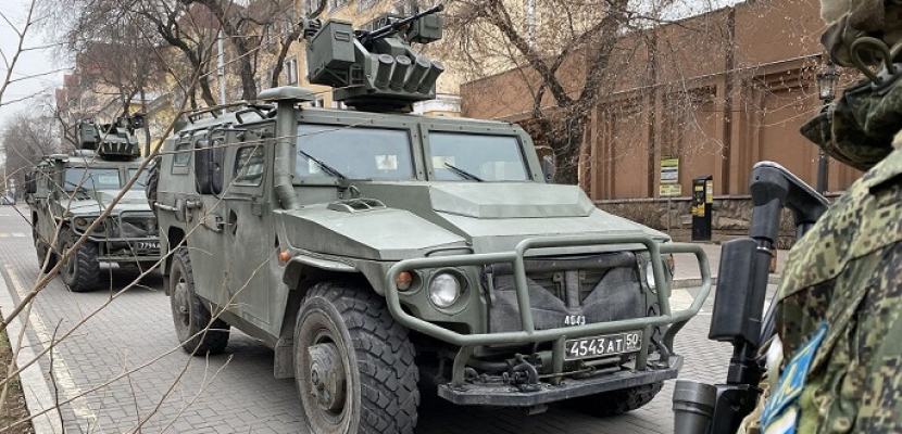 قوات حفظ السلام الروسية تغادر كازاخستان جوا