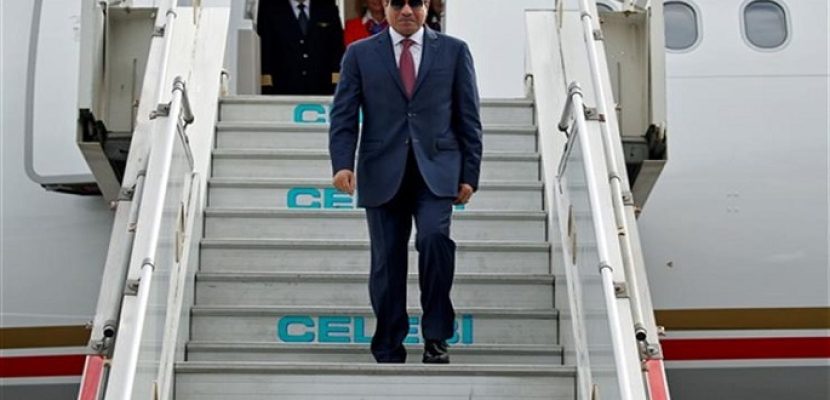 الرئيس السيسي يعود إلى أرض الوطن بعد زيارة دولة الكويت