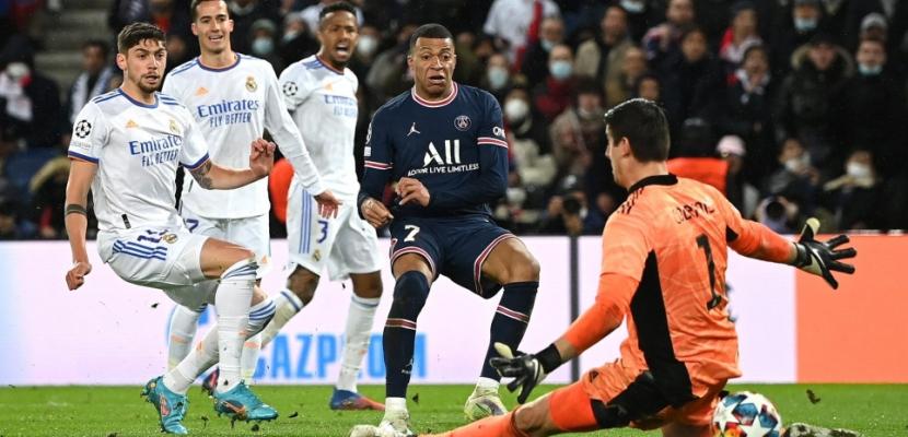 “مبابي” يقود باريس سان جيرمان لفوز قاتل على ريال مدريد 1-0 بأبطال أوروبا