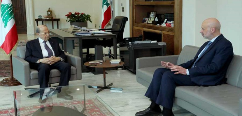 الرئيس اللبناني يبحث مع وزير الداخلية التحضيرات الجارية للانتخابات النيابية