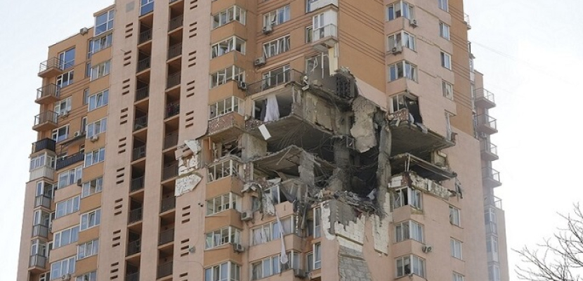 موسكو : صاروخ اوكرانى مضاد للطائرات هو الذي ضرب المبنى السكني في كييف