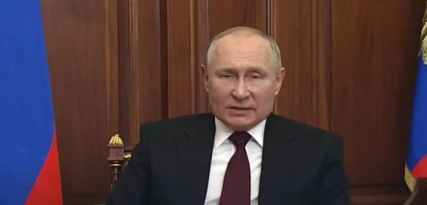 بوتين يعلن الاعتراف الفوري باستقلال لوغانسك ودونتسك عن أوكرانيا