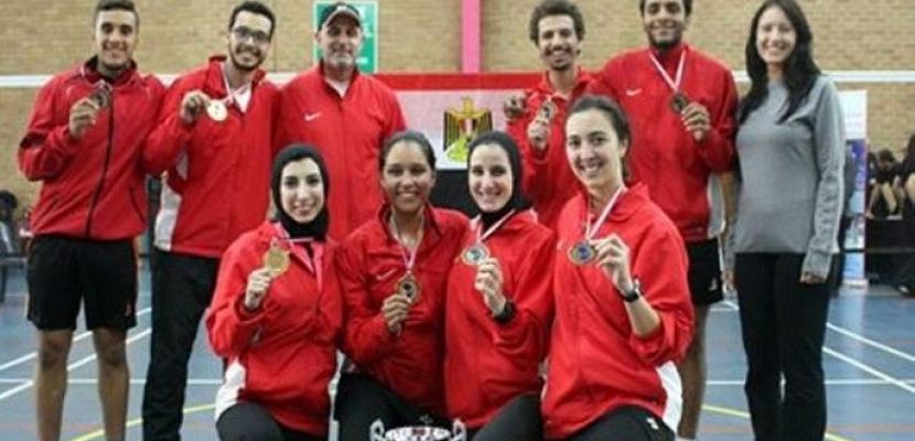 مصر تحصد 9 ميداليات ببطولة أفريقيا للريشة الطائرة