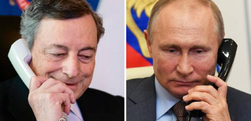 بوتين يفسر لرئيس الوزراء الإيطالي قرار التحول إلى المدفوعات بالروبل مقابل الغاز الروسي