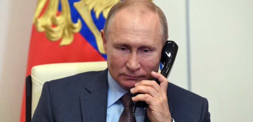 بوتين يبحث هاتفيا مع رئيس المجلس الأوروبي الوضع في أوكرانيا
