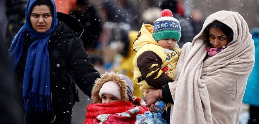 ارتفاع عدد اللاجئين الفارين من أوكرانيا لبولندا إلى 5 ملايين و674 ألف شخص