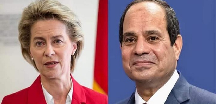 الرئيس السيسي يؤكد حرص مصر على الارتقاء بالعلاقات مع الاتحاد الأوروبي