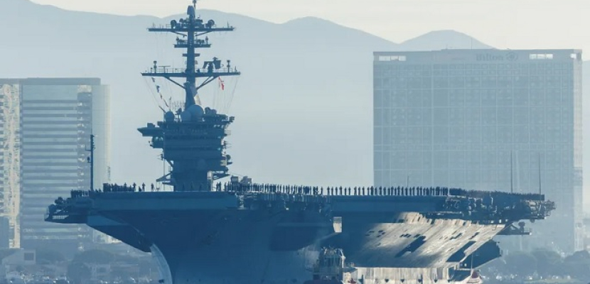 أمريكا ترسل حاملة طائرات قبالة شبه الجزيرة الكورية