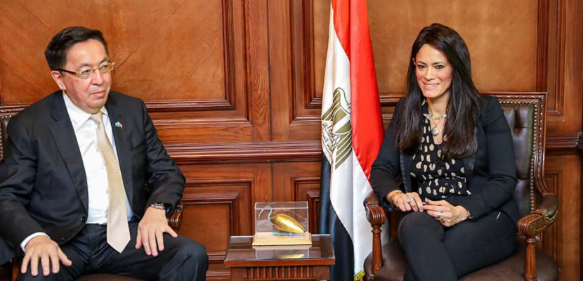 رانيا المشاط تلتقي سفير جمهورية كازاخستان بالقاهرة لبحث ترتيبات انعقاد اللجنة المشتركة