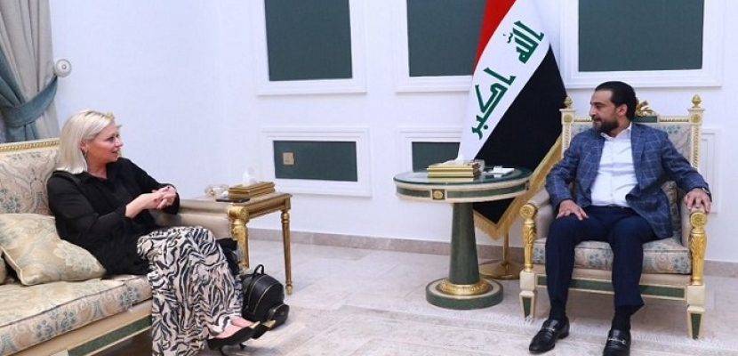 العراق يبحث مع ممثلة الأمم المتحدة إكمال الاستحقاقات الدستورية وتشكيل حكومةٍ جديدةٍ