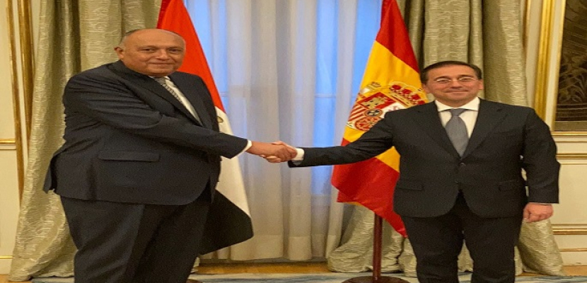 صور وفيديو.. شكري يبحث في مدريد تعزيز التعاون الثنائي.. وإسبانيا تؤكد أهمية مصر كشريك محوري بالمنطقة