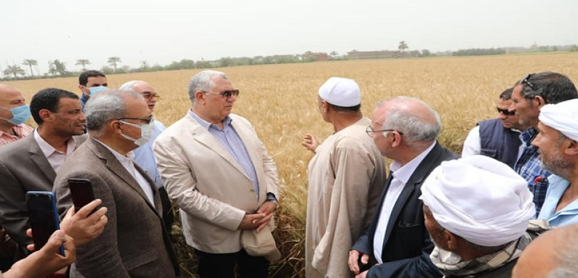 بالصور .. وزير الزراعة: متابعة مستمرة لعمليات حصاد وتوريد القمح والتيسير على المزارعين وسرعة حصولهم على مستحقاتهم