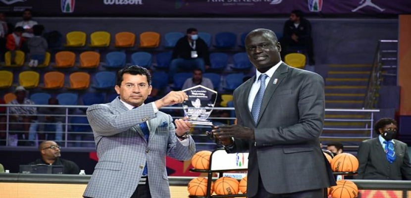 بالصور.. وزير الشباب والرياضة يشهد افتتاح بطولة إفريقيا للسلة BAL