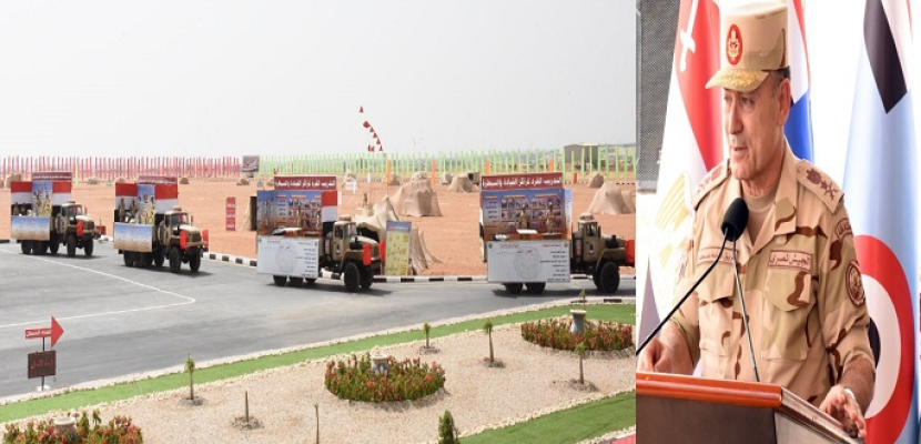 بالصور.. رئيس الأركان يشهد بيانا عمليا لإحدى وحدات المنطقة المركزية العسكرية