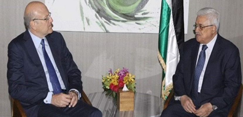 عباس يبحث مع ميقاتي آخر المستجدات بالمنطقة وما يخص القضية الفلسطينية