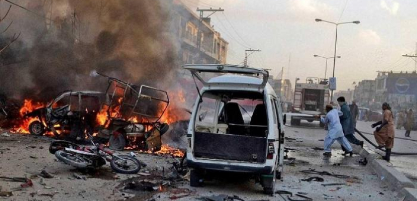 باكستان : إصابة 13 شخصا من جراء انفجار فى مدينة كراتشى