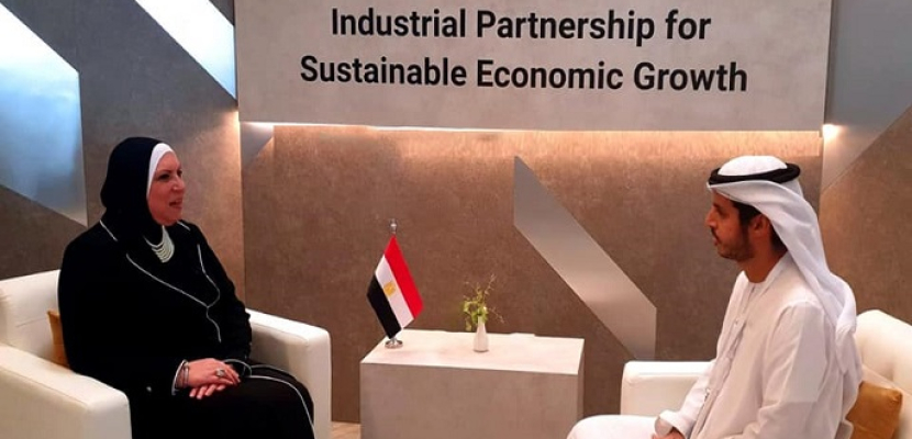 بالصور .. وزيرة التجارة والصناعة تجرى سلسلة لقاءات مكثفة مع وسائل الاعلام الامارتية والعربية