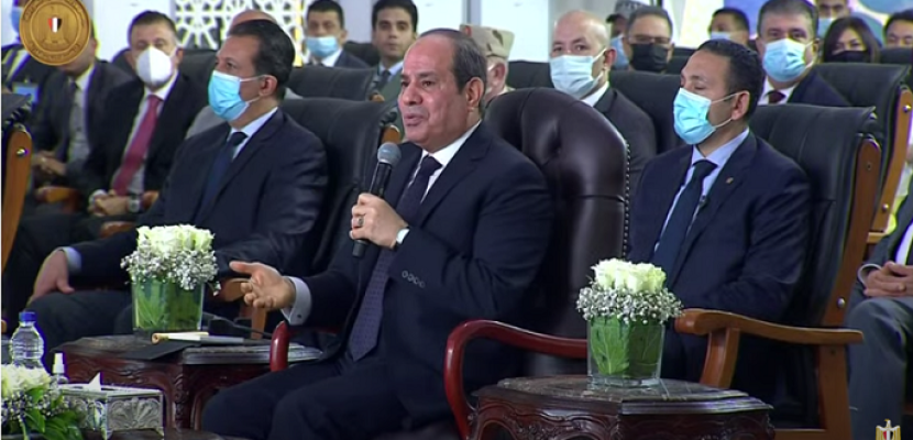 بالفيديو .. الرئيس السيسي يطالب بضرورة الانتهاء من مراحل مشروع مستقبل مصر في أسرع وقت ممكن