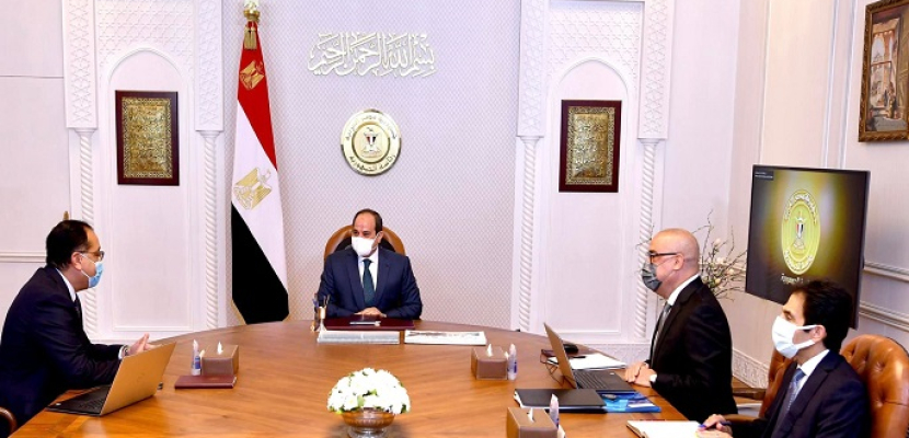 الرئيس السيسي يتابع الموقف التنفيذي لمشروعات “حياة كريمة” وتطوير القاهرة التاريخية