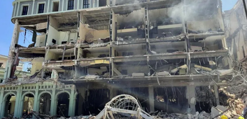 ارتفاع عدد ضحايا انفجار فندق ساراتوجا في العاصمة هافانا في كوبا إلى 8 قتلى