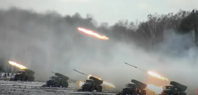 تحرك عسكري روسي من ماريوبول .. وقصف 38 هدفا أوكرانيا