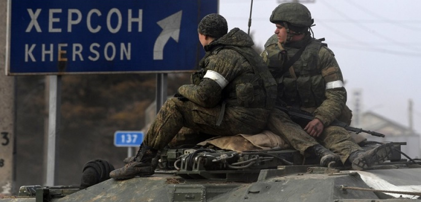 روسيا تعلن القضاء على مجموعة مسلحة في خيرسون