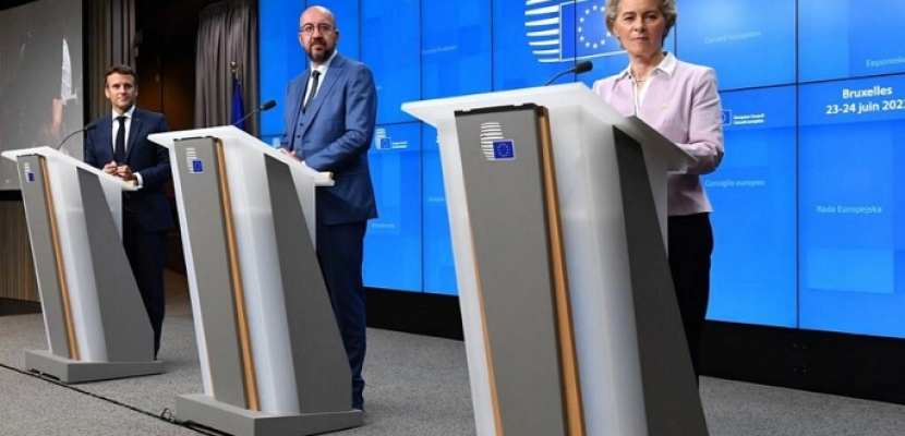 قادة الاتحاد الأوروبي يوافقون على منح أوكرانيا ومولدوفا صفة “مرشح” لعضوية الاتحاد