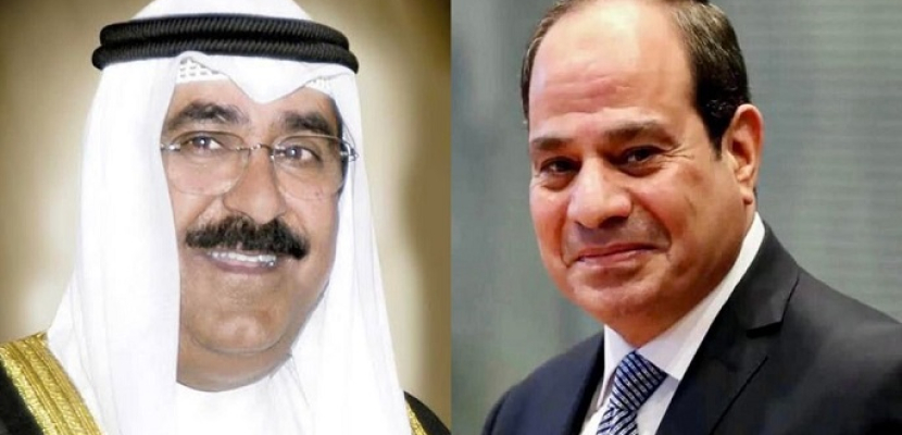 الرئيس السيسي يطمئن هاتفيا على صحة ولي عهد الكويت
