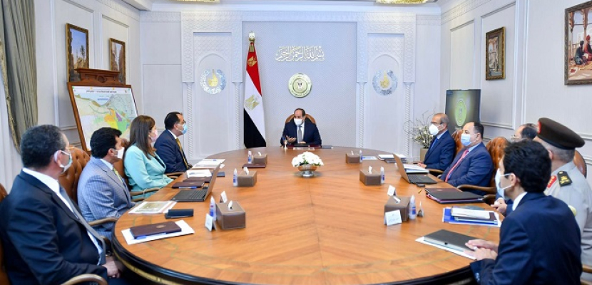 الرئيس السيسي يتابع الموقف التنفيذي لمدينة مصر الدولية للألعاب الأولمبية بالعاصمة الإدارية الجديدة