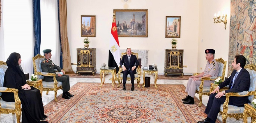 الرئيس السيسي : العلاقات المصرية الإماراتية ركيزة لاستقرار الشرق الأوسط والعالم العربي بأسره