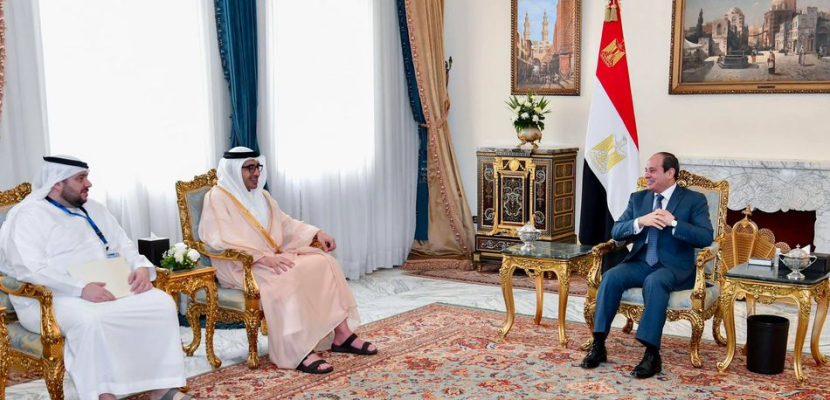 الرئيس السيسي يستقبل وزير الخارجية الإماراتي ويؤكد خصوصية العلاقات المصرية الإماراتية الممتدة عبر عقود