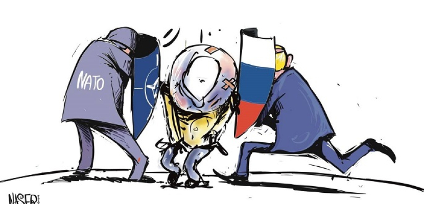 اوكرانيا تعانى من الصراع بين روسيا والناتو