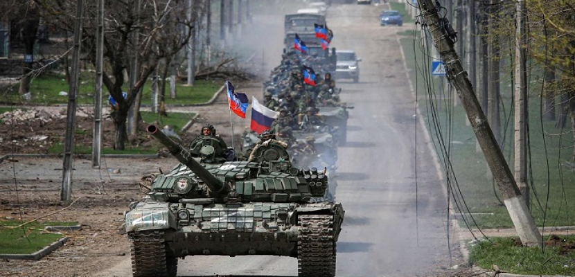 القوات الروسية تتقدم نحو مارينكا في دونتسك