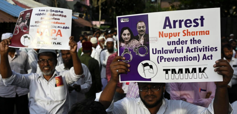 تظاهرات حاشدة في آسيا احتجاجا على تصريحات في الهند حول النبي محمد