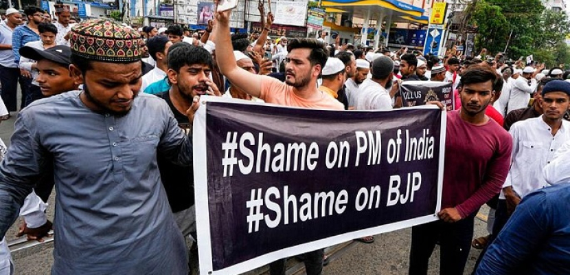 الشرطة الهندية تكثف الاعتقالات بعد حملة تظاهرات ضد التصريحات المسيئة للنبى محمد