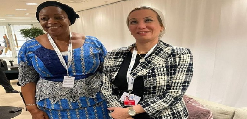 وزيرة البيئة تلتقي بنائبة رئيس الوزراء ووزيرة البيئة بالكونغو على هامش مشاركتها بمؤتمر ستوكهولم +50