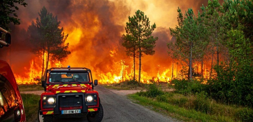 موجة من الحرائق الهائلة تجتاح جنوب وغرب أوروبا