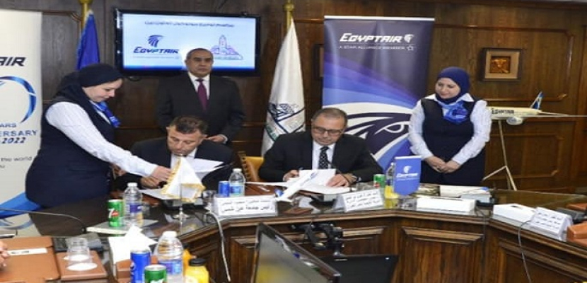 وزير الطيران المدني يشهد توقيع بروتوكول تعاون بين مصرللطيران وجامعة عين شمس