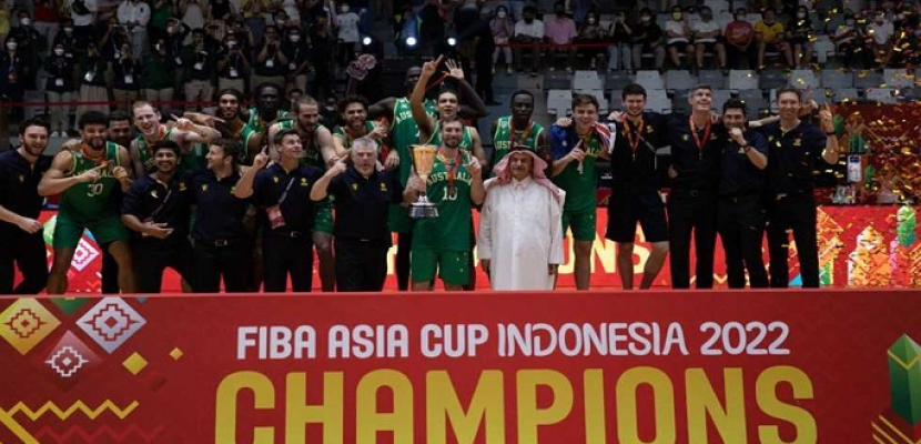 أستراليا تتوج بكأس آسيا لكرة السلة على حساب لبنان