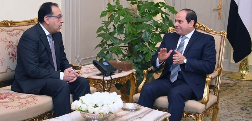 رئيس الوزراء يهنيء الرئيس السيسي بعيد الأضحى المبارك