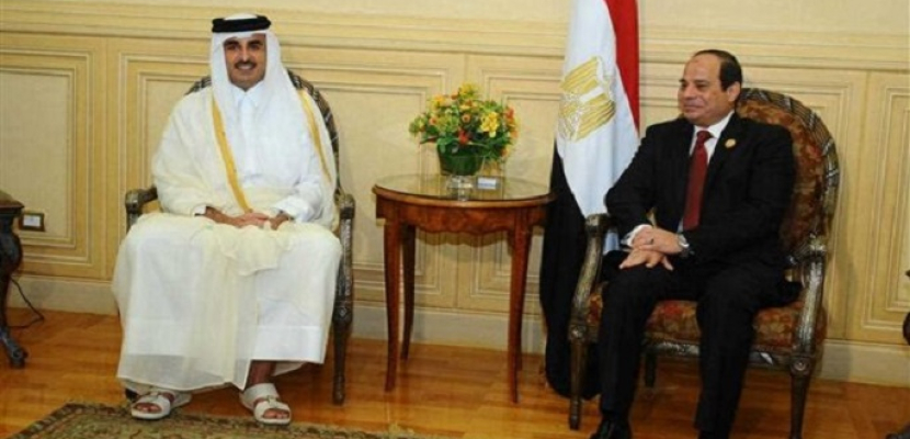 أمير قطر ونائبه يهنئان الرئيس السيسي بذكرى ثورة 23 يوليو المجيدة