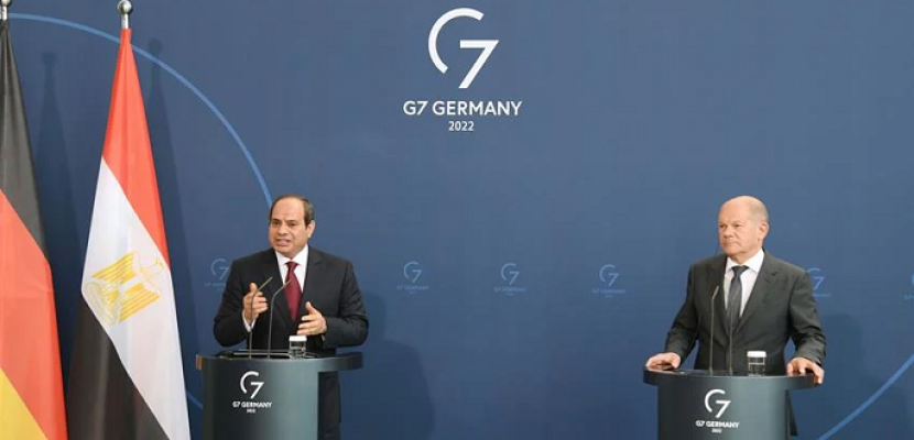 بالفيديو.. الرئيس السيسي: مصر ماضية في تعزيز الشراكة مع ألمانيا والتنسيق لمواجهة التحديات