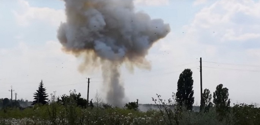 دوي انفجارات في ميكولاييف جنوب أوكرانيا
